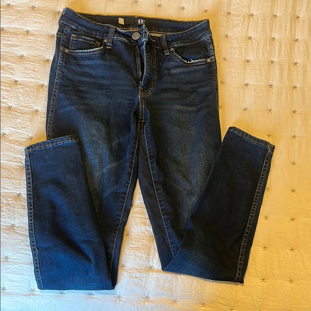 Kut from the Kloth Blue Skinny Jeans Stretchy Fit